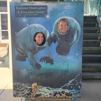 Photo taken at Manatee Observation &amp; Education Center by Angie S. on 3/19/2022