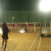 Photo taken at Badminton Court by Niyom P. on 5/6/2013