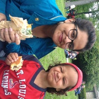 Photo taken at Food Truck Friday @ Tower Grove Park by Benjamin on 5/10/2013