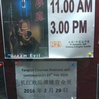 Photo taken at Yangtze Cinema by Gabriel S. on 8/31/2015