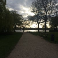 Photo taken at Außenalster by Meral on 4/22/2016