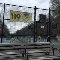 Photo taken at Riverside Park 119th Street Tennis Courts by Karen L. on 4/8/2016