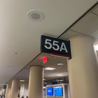 Photo taken at Gate 55A by Samuel B. on 4/22/2021