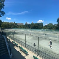 Photo taken at Central Park Tennis Center by Samuel B. on 8/6/2022