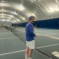 Photo taken at McCarren Tennis Courts by Samuel B. on 3/1/2022