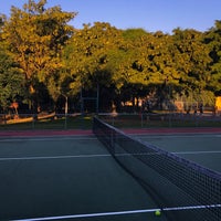 Photo taken at Quadra De Tenis Do Bosque by P373R on 7/17/2017