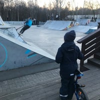 Photo taken at Скейт парк «Кузьминки» by Andrey on 3/24/2020