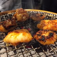 Photo taken at ホルモン焼肉 ぶち 渋谷店 by eco e. on 12/22/2015