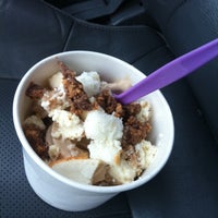 Photo taken at YogoLaada  - Frozen Yogurt &amp; Cereal Bar by Mena C. on 7/14/2011