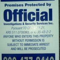 Photo taken at Official Investigations &amp; Security Services, Inc by Michael R. on 10/6/2011