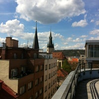 Photo taken at Marriott Executive Apartments Prague by Nataly I. on 4/21/2012