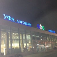 Photo taken at Ufa International Airport (UFA) by Тарас on 5/8/2013