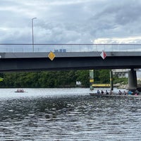 Photo taken at Salvador-Allende-Brücke by Cornell P. on 5/30/2022