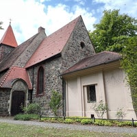 Photo taken at Dorfkirche Britz by Cornell P. on 7/22/2023