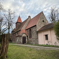 Photo taken at Dorfkirche Britz by Cornell P. on 3/29/2024
