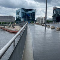 Photo taken at Hugo-Preuß-Brücke by Cornell P. on 6/16/2023