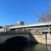Photo taken at Hallesche-Tor-Brücke by Cornell P. on 3/13/2022
