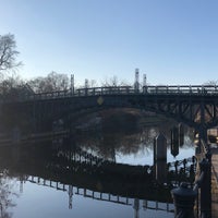 Photo taken at Lichtensteinbrücke by Cornell P. on 3/2/2021