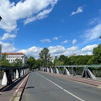 Photo taken at Langenscheidtbrücke by Cornell P. on 5/24/2022