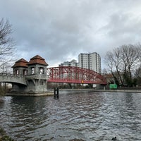 Photo taken at Tegeler Hafenbrücke by Cornell P. on 1/14/2024