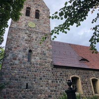 Photo taken at Dorfkirche Marienfelde by Cornell P. on 8/20/2021