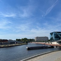 Photo taken at Hugo-Preuß-Brücke by Cornell P. on 9/5/2022