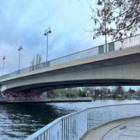 Photo taken at Dammbrücke by Cornell P. on 1/12/2023