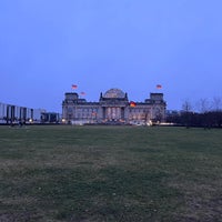 Photo taken at Platz der Republik by Cornell P. on 1/21/2023