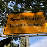 Photo taken at Glienicke/Nordbahn by Cornell P. on 9/28/2018