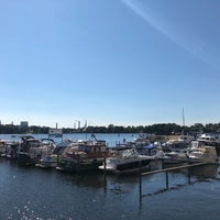 Photo taken at Altstadthafen by Cornell P. on 7/24/2018
