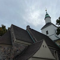 Photo taken at Dorfkirche Mariendorf by Cornell P. on 9/24/2022