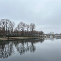 Photo taken at Bettina-von-Arnim-Ufer by Cornell P. on 12/23/2022