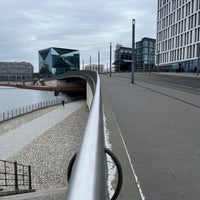 Photo taken at Hugo-Preuß-Brücke by Cornell P. on 3/31/2022