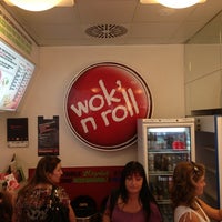 Photo taken at Wok&amp;#39;N Roll™ Noodle Bar Sushi Bar by Daniele on 7/26/2013