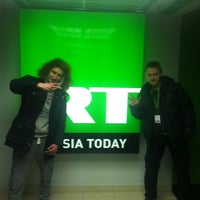 Photo taken at RT News Channel by Urop9xa on 12/22/2012