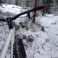 Photo taken at Keskuspuisto MTB Trails by Timo L. on 1/25/2014