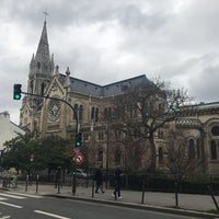 Photo taken at Église Notre-Dame de la Croix by Sandrine A. on 3/31/2018
