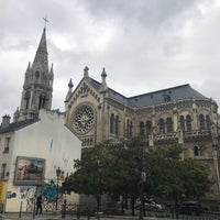 Photo taken at Église Notre-Dame de la Croix by Sandrine A. on 3/31/2018