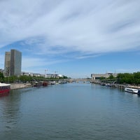 Photo taken at Bords de Seine des Quais François Mauriac by Sandrine A. on 5/29/2021