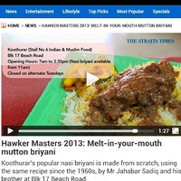 Koothurar Stall No 6 Indian Muslim Food Indian Restaurant In Singapore