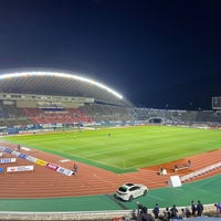 Photo taken at EDION Stadium Hiroshima by かえで on 10/21/2023