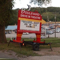Photo taken at Boulevard Drive-In Theatre by Amber C. on 6/30/2013