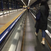 Photo taken at 渋谷駅 構内乗り換え通路 by mahalo on 4/9/2015