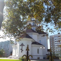 Photo taken at Храм Софии Слуцкой by Lany on 9/16/2014