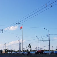 Photo taken at Площадь Государственного флага Республики Беларусь by Lany on 8/31/2019