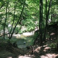 Photo taken at Indian Run Falls by Faye O. on 5/20/2021