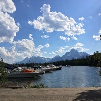 Photo taken at Colter Bay Visitor Center by Jenny T. on 8/6/2019