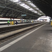 Photo taken at Bahnhof St. Gallen by Elmar on 4/8/2016