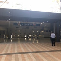 Photo taken at Esplanade MRT Station (CC3) by Greg D. on 5/14/2018