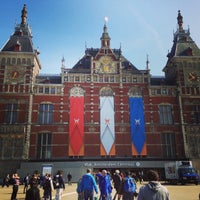 Photo taken at Amsterdam Central Railway Station by Aaron M. on 4/24/2013